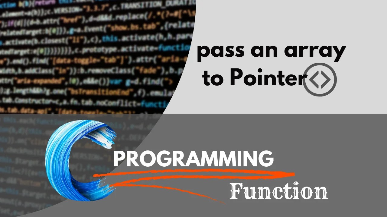 C Programming How to Pass a 2D Array to a Pointer