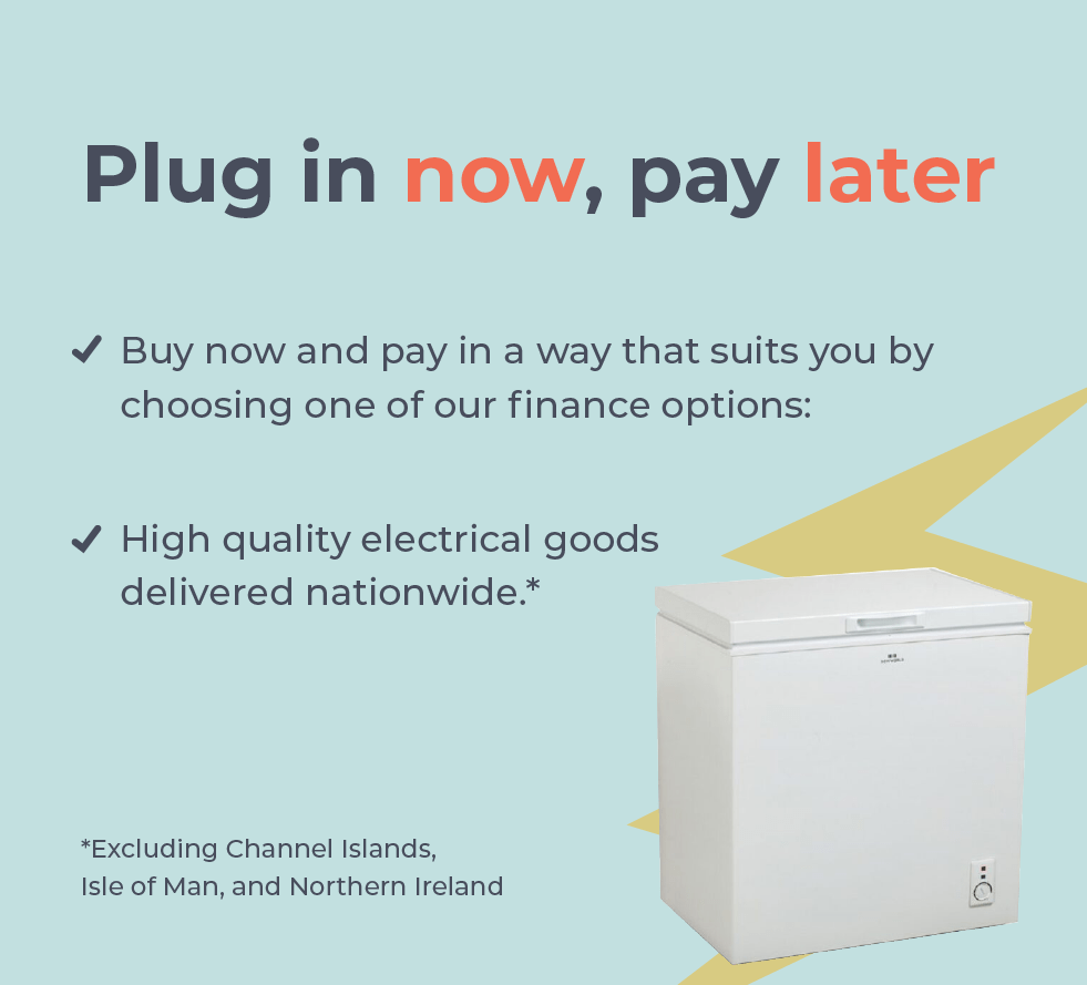 Freezers ElectroCare Plug in now, pay later for electrical essentials