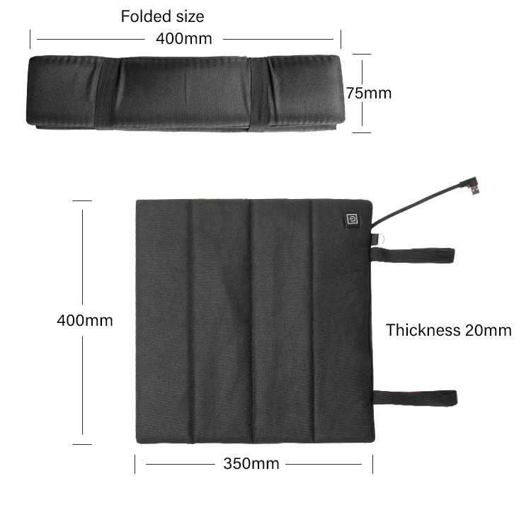 HC-708 Office Stadium Heated Seat Pad – Electrocn