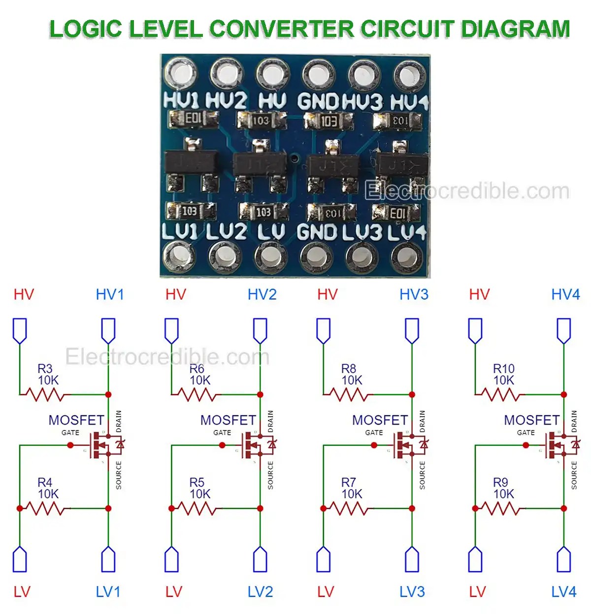 Logic Level Converter How it Works? DIY Circuit, Uses Explained