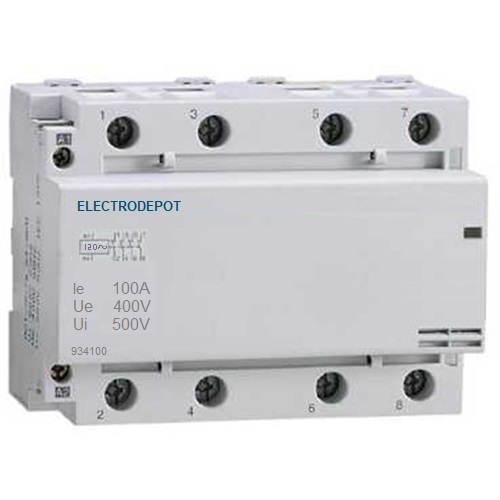 4 Pole Lighting Contactors 120v
