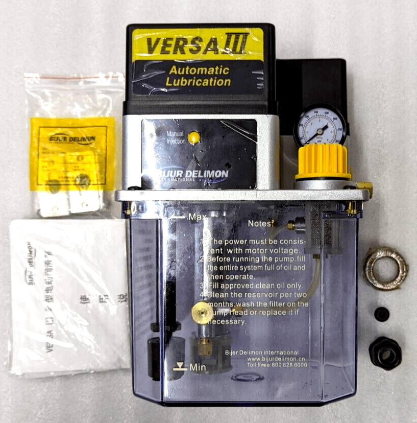 BIJUR new VERSA III electric lubrication pump 536181 2L w/ Pressure