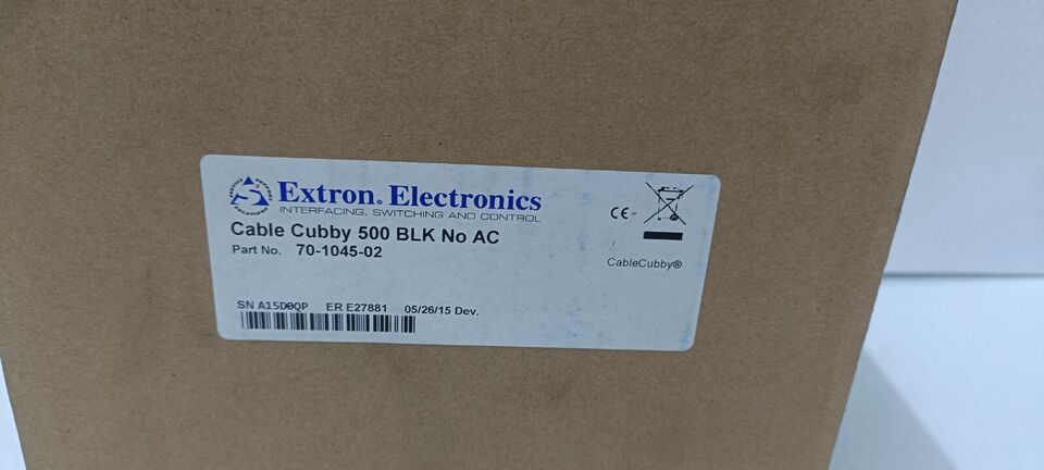Extron Electronics 70-1045-02 Cable Cubby 500 BLK No AC – Electro Extreme