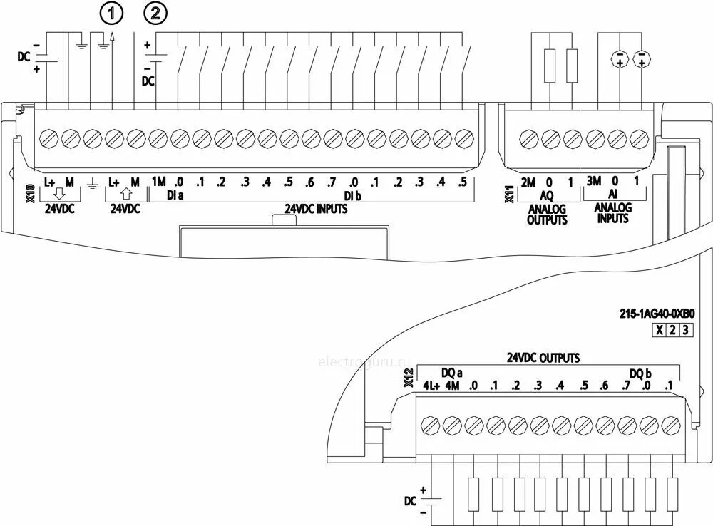SIMATIC S7 S7-1200 CPU 1214C Wiring Diagrams PDF Electric, 44% OFF