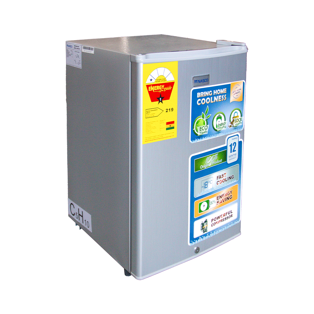 NASCO 70LTR TABLE TOP REFRIGERATOR NASF109S + FREE GIFT NASCO 1 BURNER