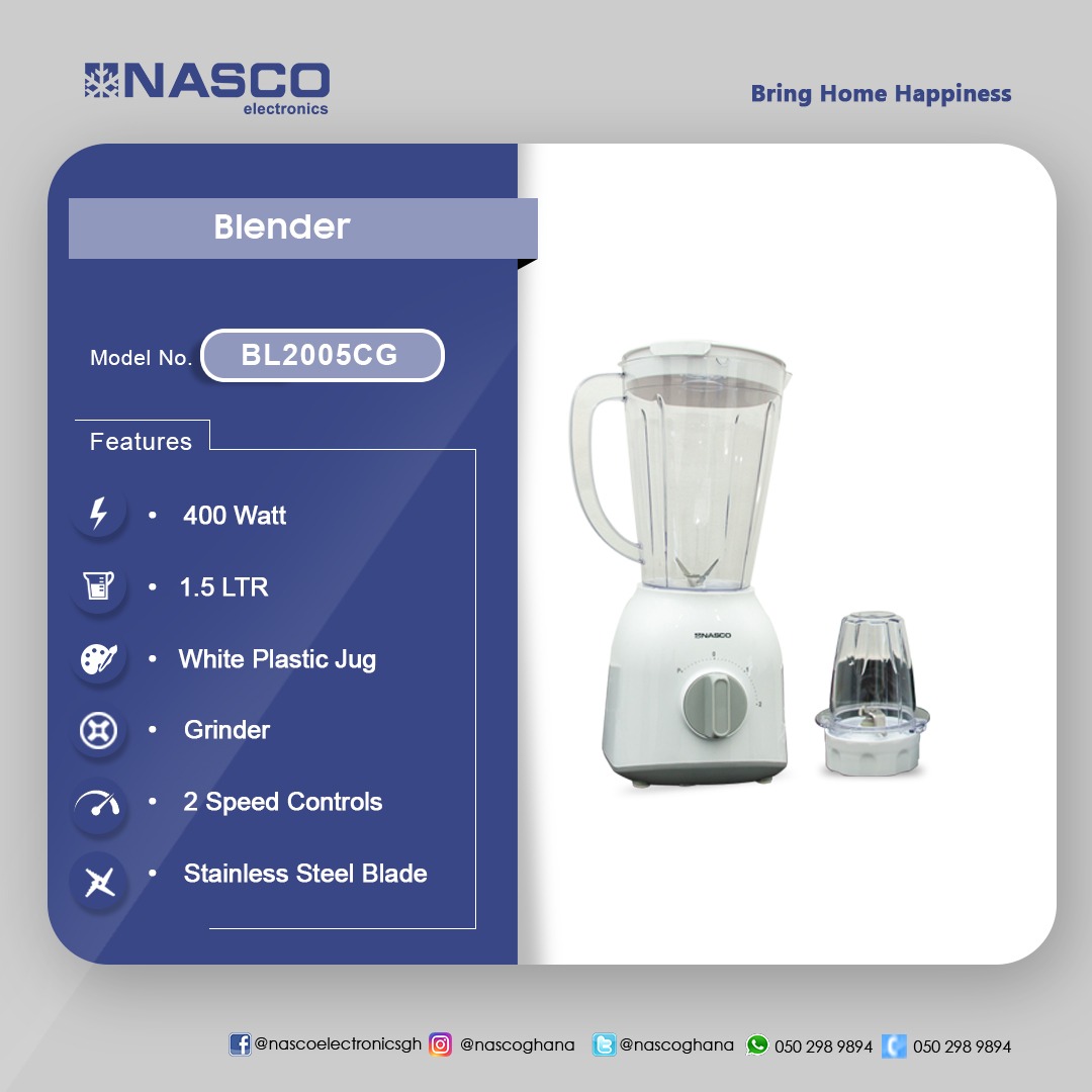NASCO1.5LTRPROFESSIONALBLENDERNASBL2005CG Electroland