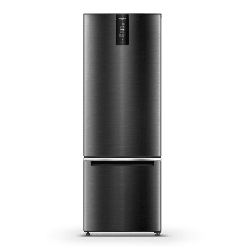 Whirlpool 325 Ltr IFPRO BM INV 340 ELT+ STEEL ONYX Double Door