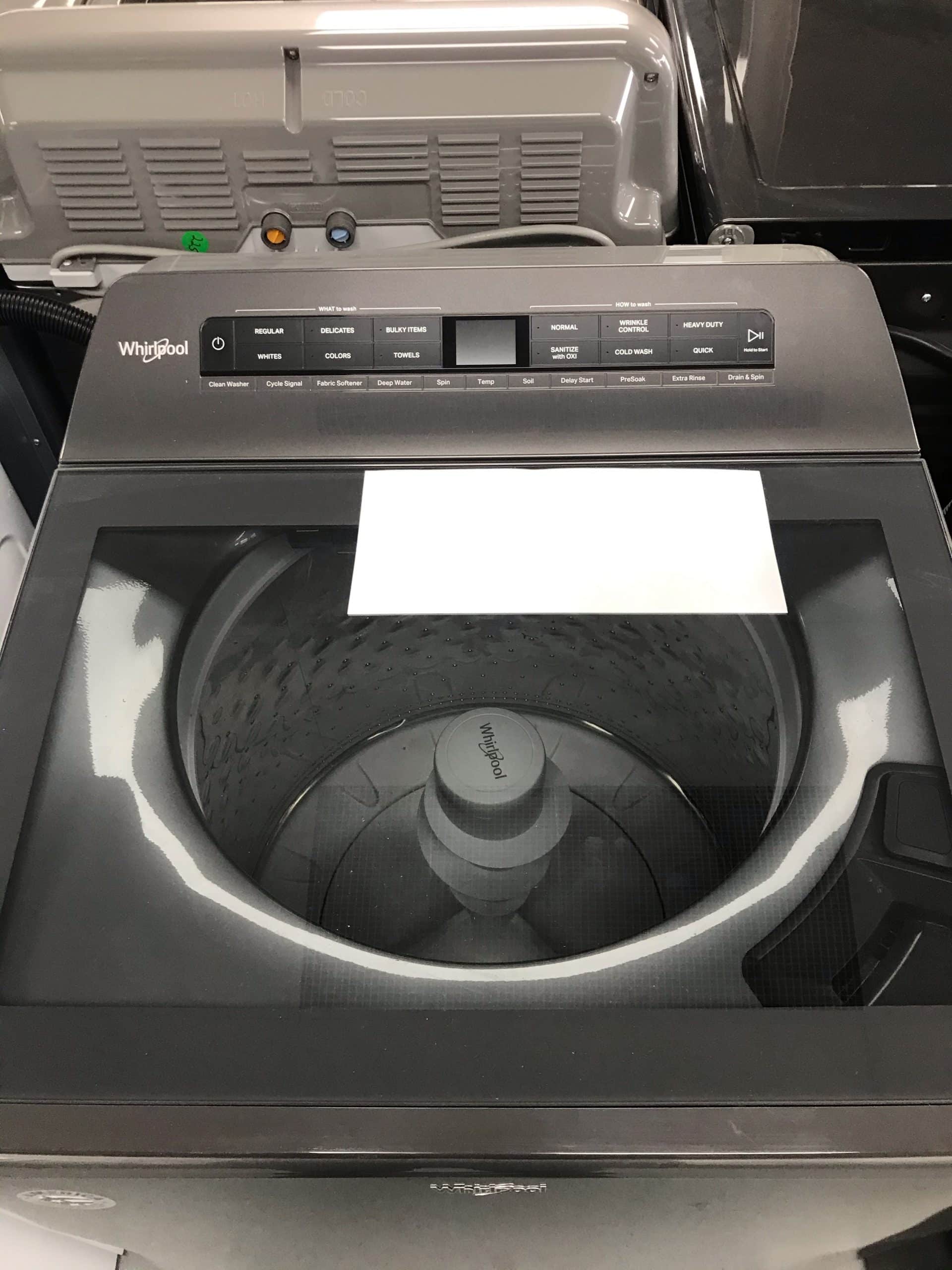 Laveuse Whirlpool Chargement vertical (stock180) Électroménagers