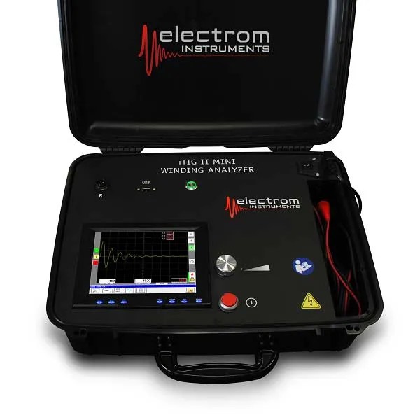 iTIG II Mini Winding Analyzer and Motor Analyzer Electrom Instruments