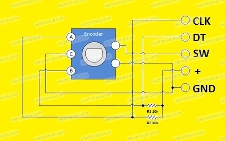 What is KY-040 Rotary Encoder Module & How to Use It ? - electronca.com