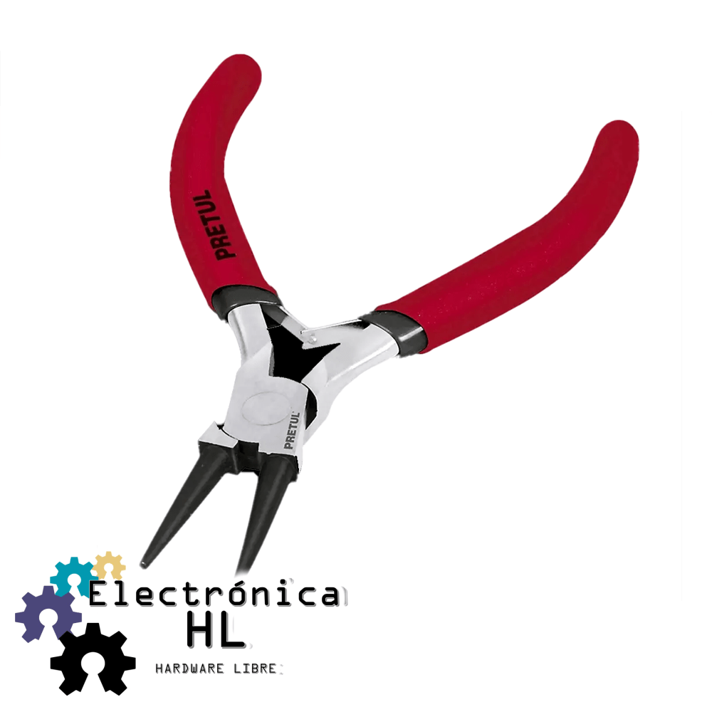 PINZA DE PUNTA REDONDA 5” PRETUL – Electronica HL