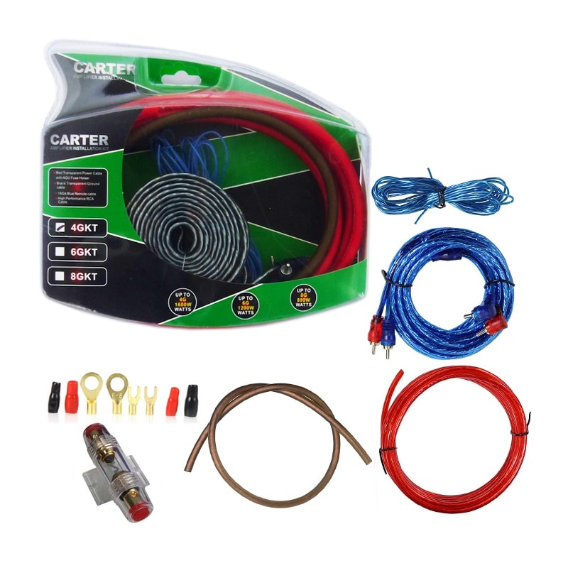 Kit Cable Amplificador Para Subwoofer 4 gauge Sonido Auto