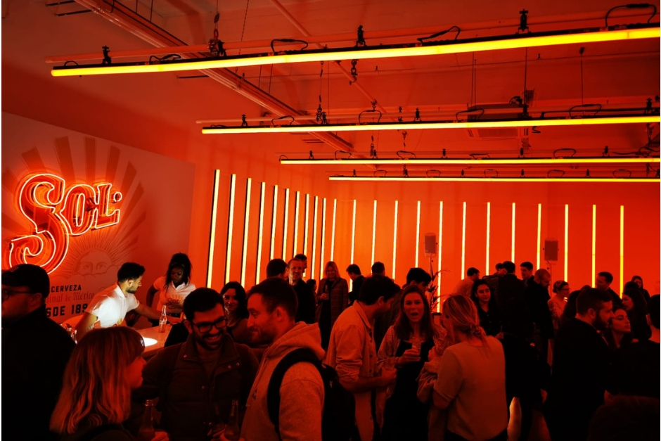 Light and music therapy at the Sol Bar in Shoreditch Electronic Groove