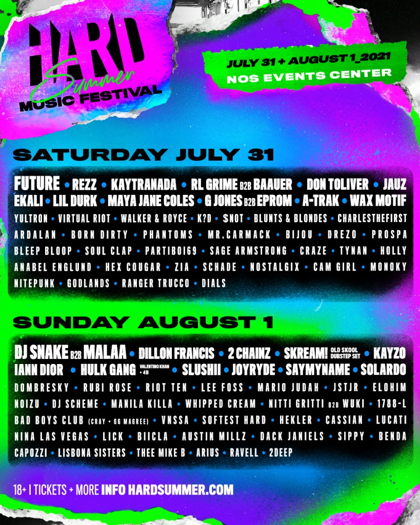 Festival HARD Summer Music Festival Los Angeles, Calif. tickets and