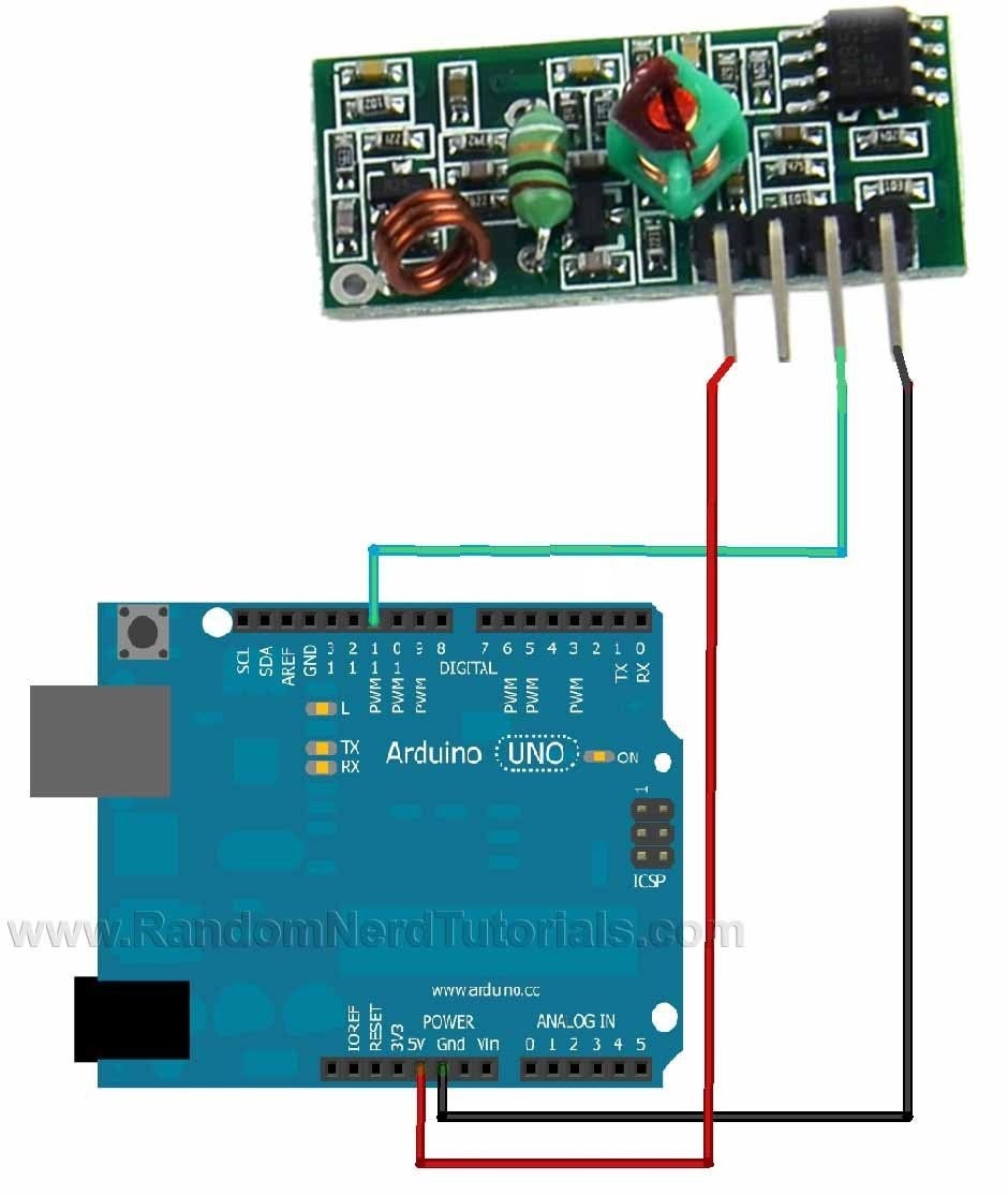 Using RF 433MHz Transmitter / Receiver Modules With Arduino