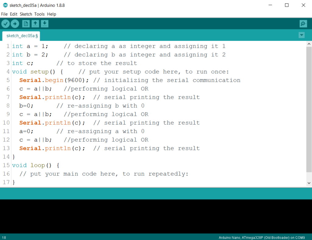Boolean (Logical) operators in Arduino Electronics fun