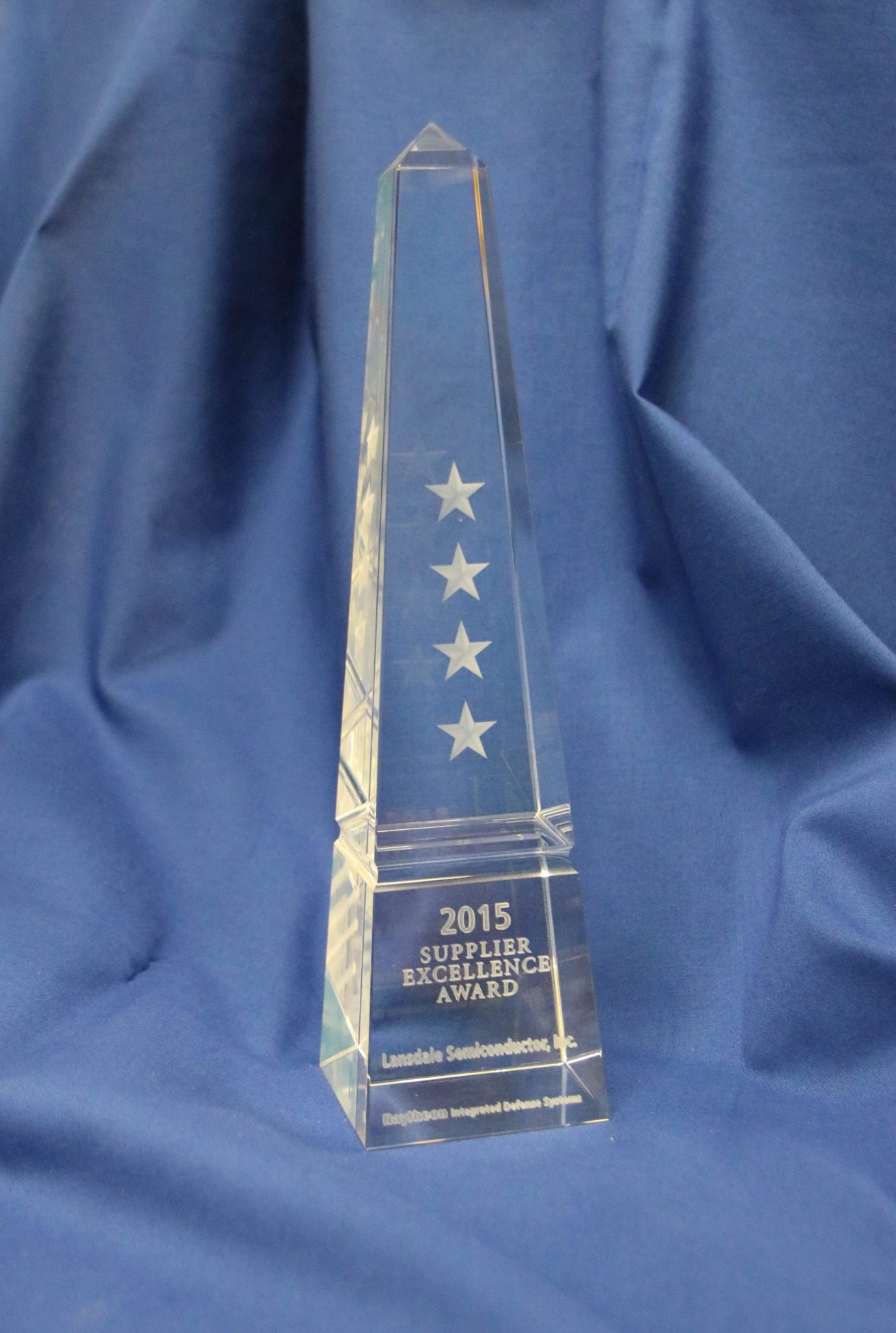 RAYTHEON AWARDS LANSDALE SEMI FOR EXCELLENCE