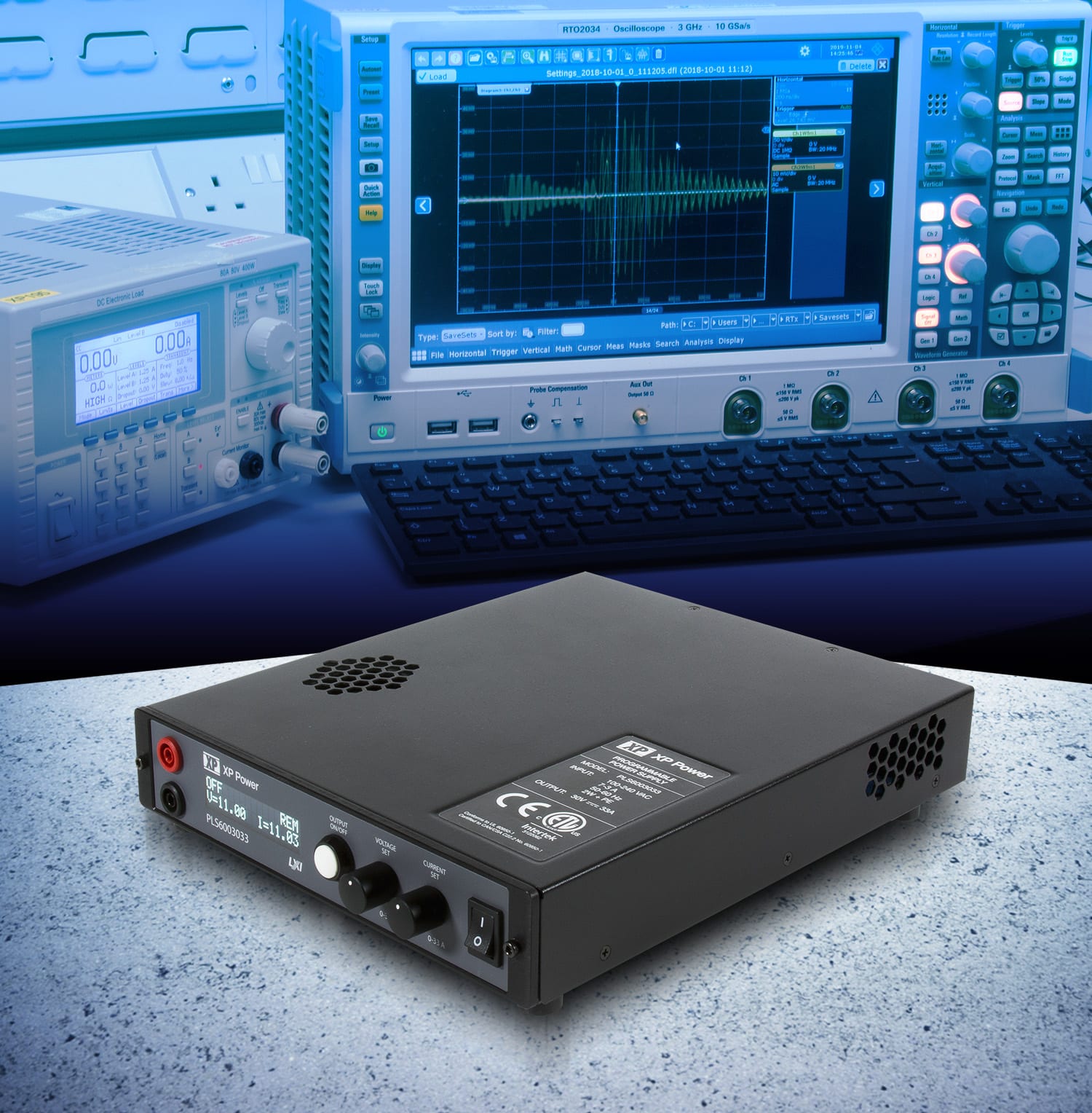 XP Power announces compact, easy to use, extended range, programmable DC power supply Europe