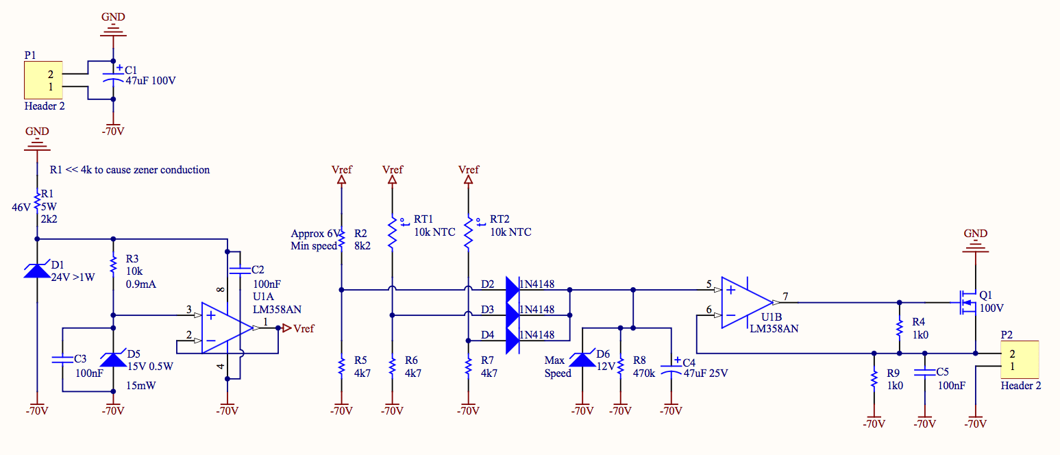 Amplifier Fan Controller Electronics Volts and Bits