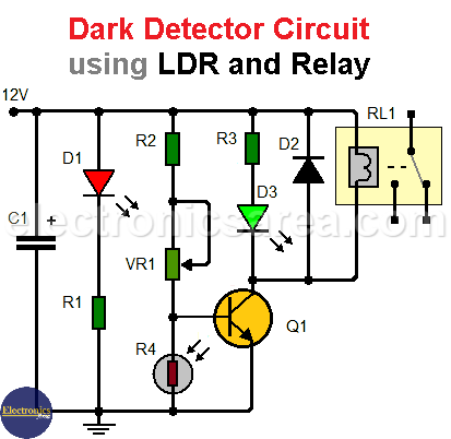 Ldr Sensor Circuit Diagram