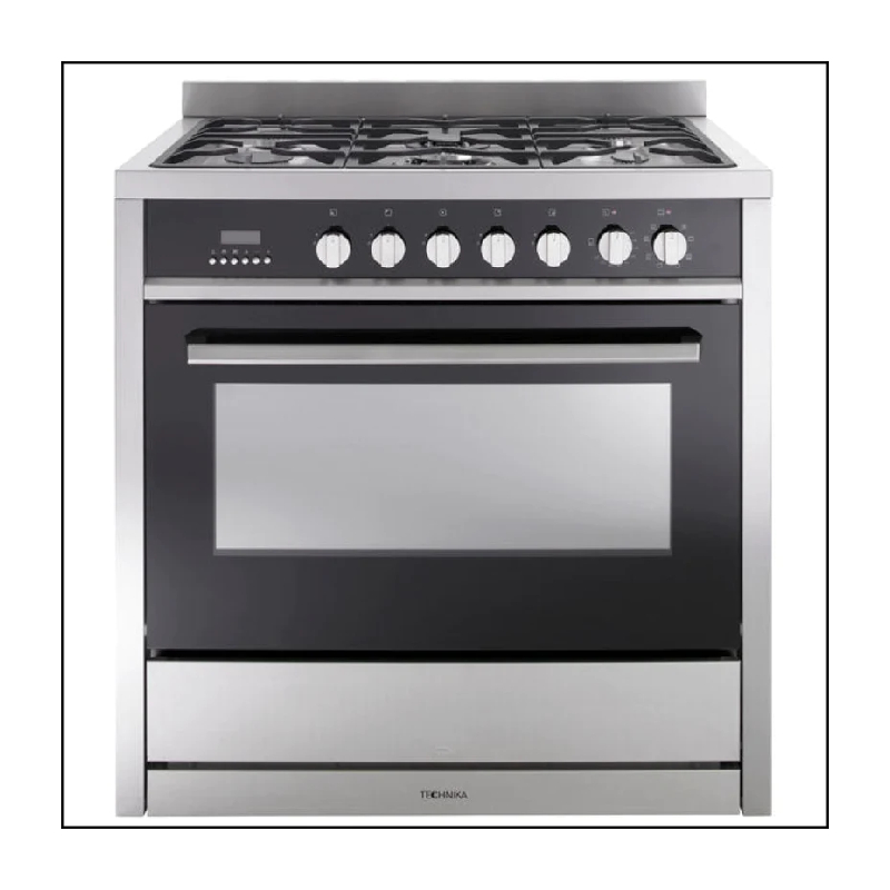 Technika 90cm Dual Fuel Freestanding Cooker TU950TME8BG Electronics