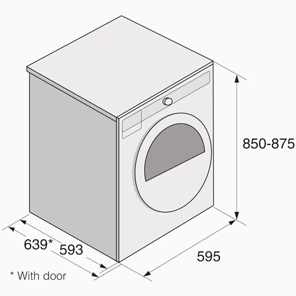 ASKO 8KG HEAT PUMP DRYER T408HD.W Electronics Centre