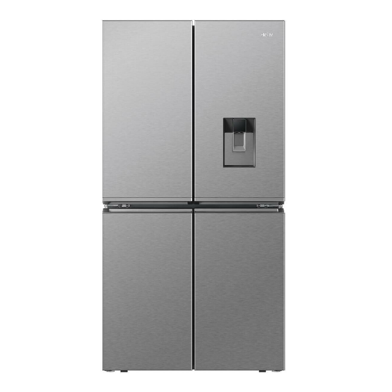 Haier 623L Quad Door Refrigerator with Ice and Water Satina Silver
