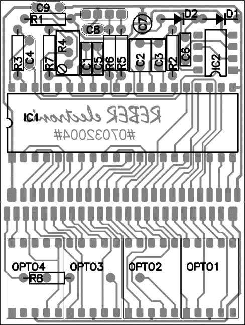 Digital DC Voltmeter based ICL7107 Chip | Electronic Schematic Diagram
