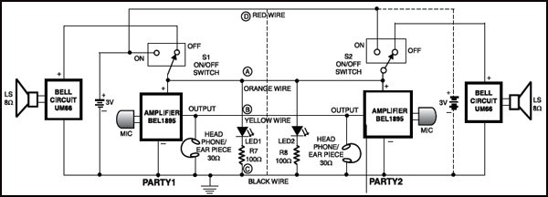 Schematics And Diagrams For A Two Way Intercom