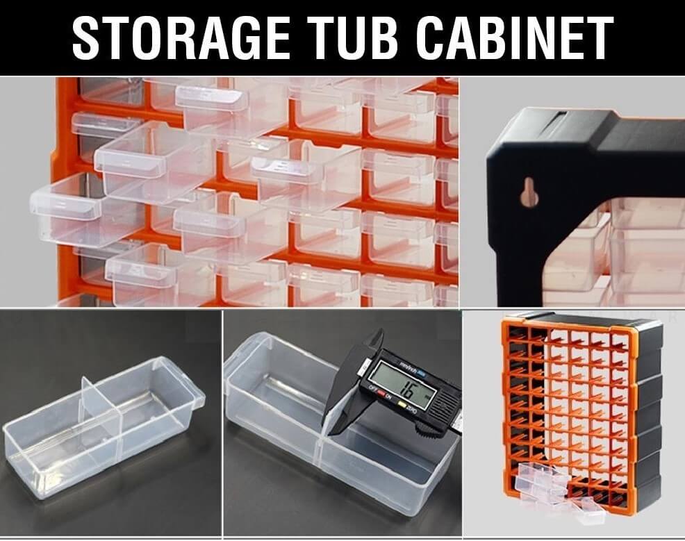 60 Drawer Plastic Storage Boxes in Pakistan Electronics Hub