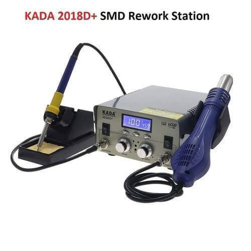 KADA 2018D+ SMD BGA Rework Station Hot Air Gun Soldering Iron 2 in 1