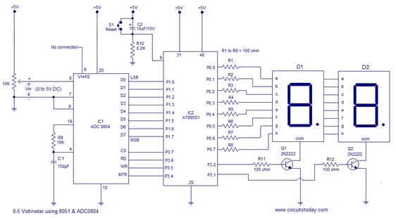 Microcontroller At89s52 Circuit Diagram Wiring View And Schematics Images