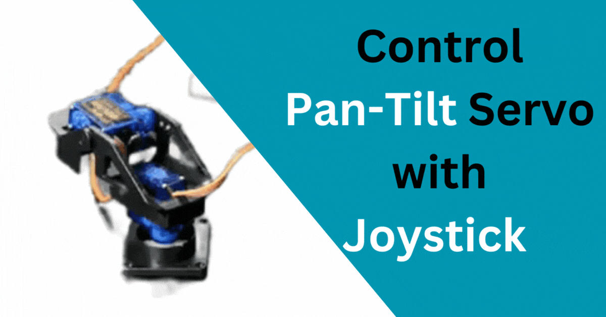 How To make a joystick servo controller with Joystick, Arduino & 1 Pan