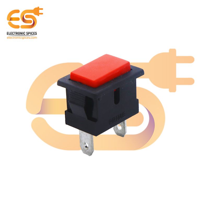 Buy SPST momentary rectangle shape Push button switch pack of 5