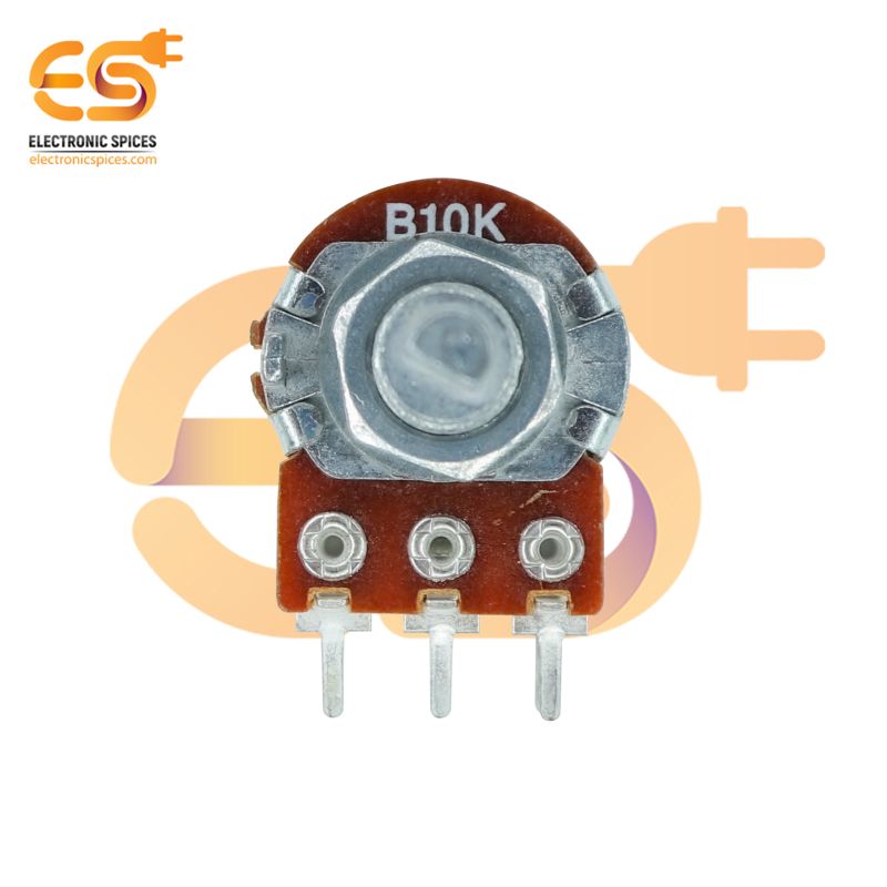 Buy 10K 10K dual gang rotary potentiometers D Shape Shaft Handle 6 Pin