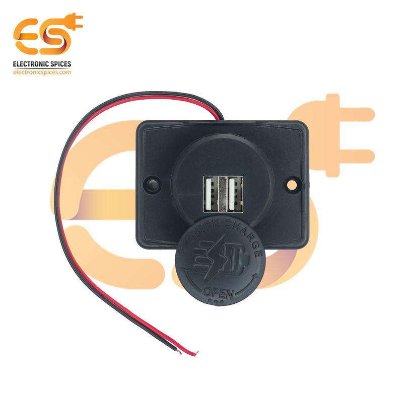 Buy HighSpeed 12V 3.1A Dual USB Car Charger Socket Outlet