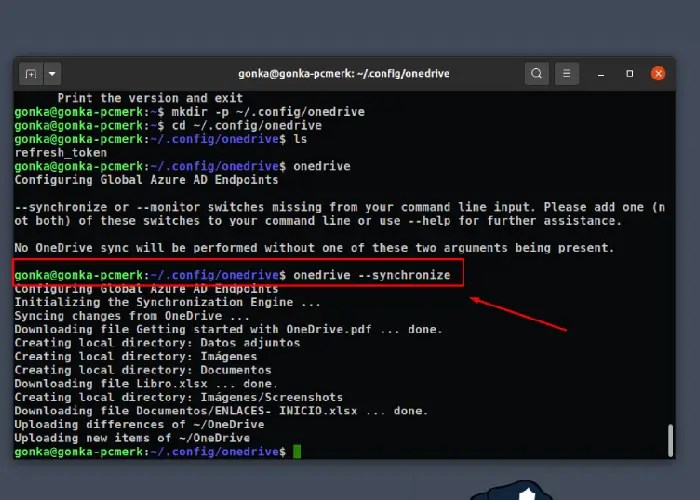 Configurar OneDrive en Linux Electronicss & Software