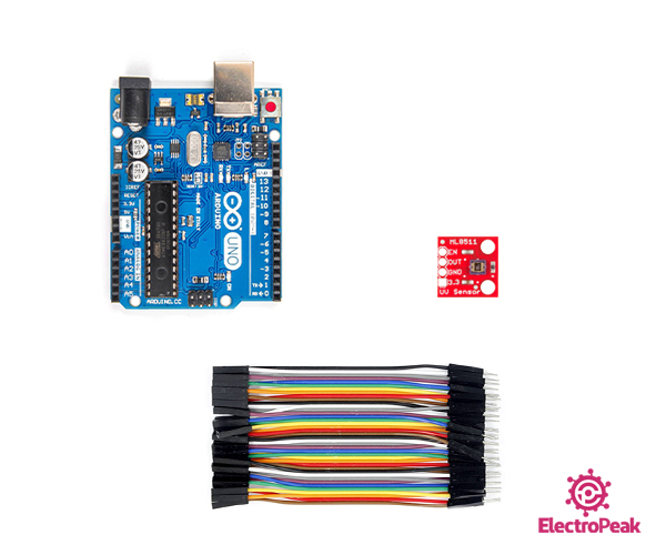 Interfacing ML8511 UV Sensor Module with Arduino Electropeak