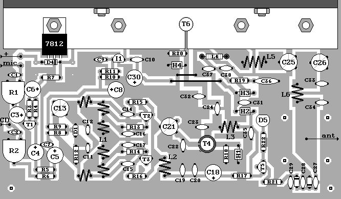 Veronica 1W FM Transmitter Circuit