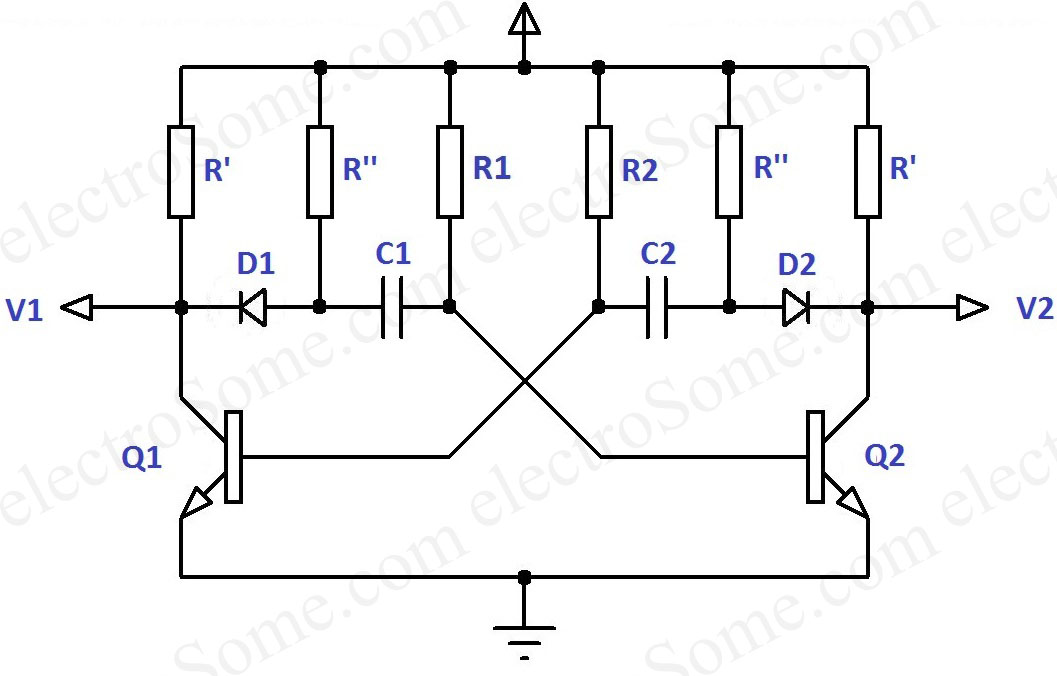 Transistor Astable Multivibrator