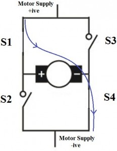 DC Motor Driving using H Bridge