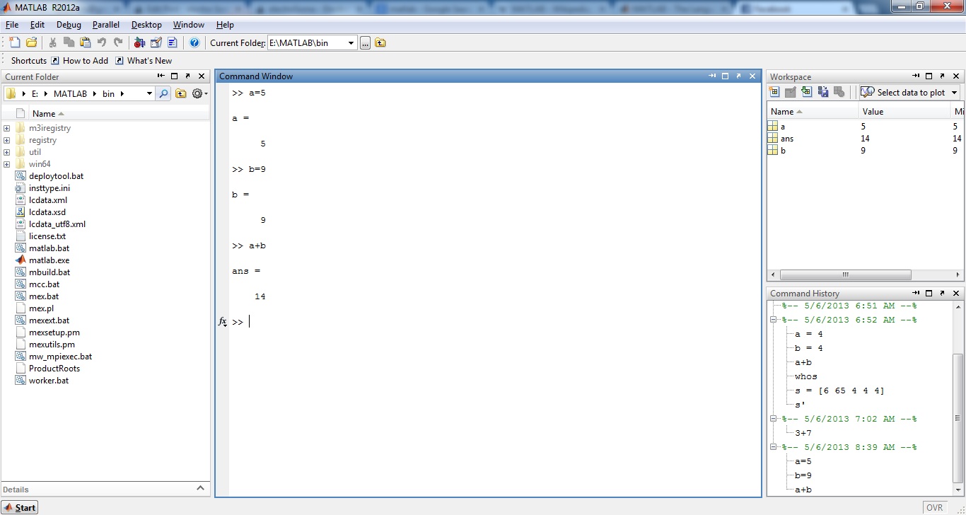 How To Define Variables In Matlab