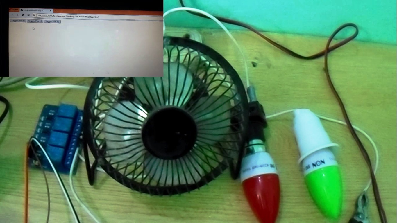 Home Automation using Arduino and ESP8266 Module