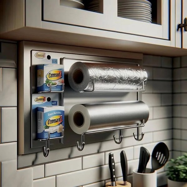 10 Brilliant Storage Ideas for Foil and Plastic Wrap