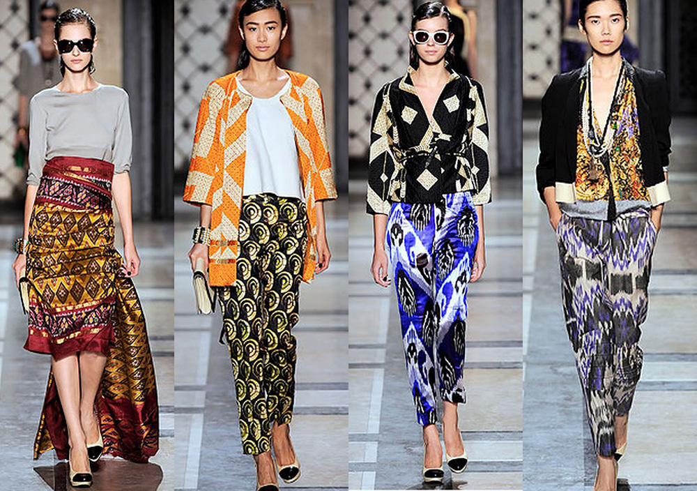 Ikat and Western Fashion Elegant New York