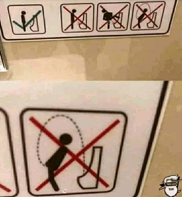 urinalsign The Elegant Ungulate