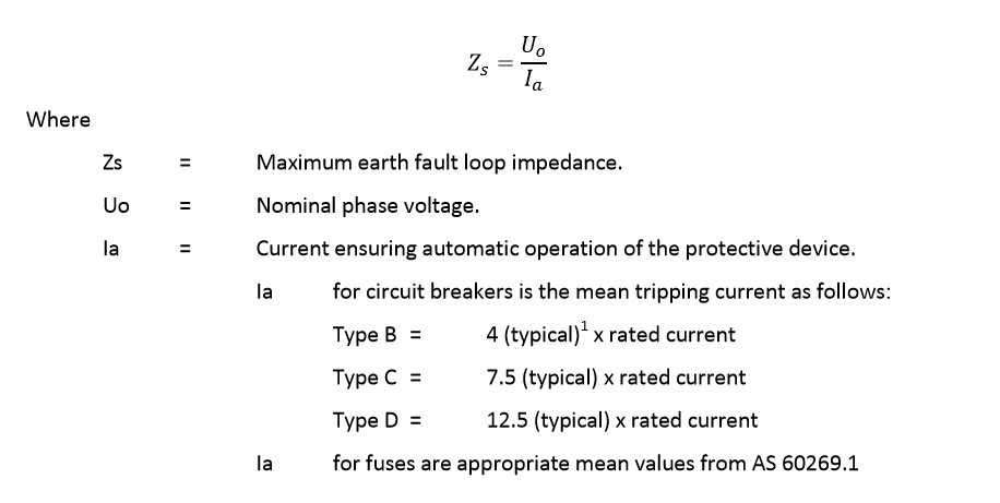 Understanding Earth Fault Loop Impedance Electrotechnik Pty Ltd