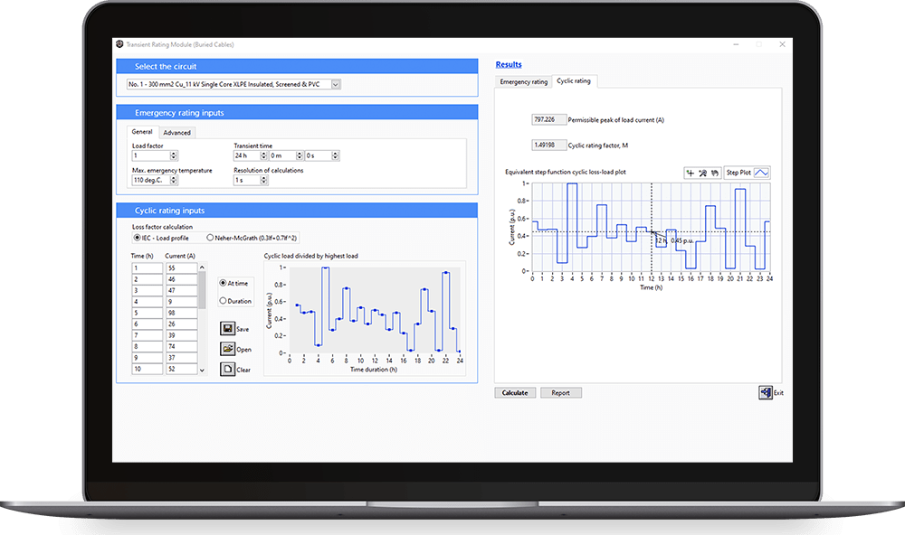 Cable HV Cable Rating Design Software