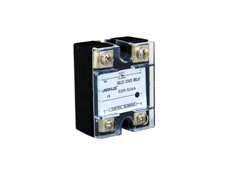 Uranus Solid State Relay, Load 50A, Control 80280V AC, with Clear