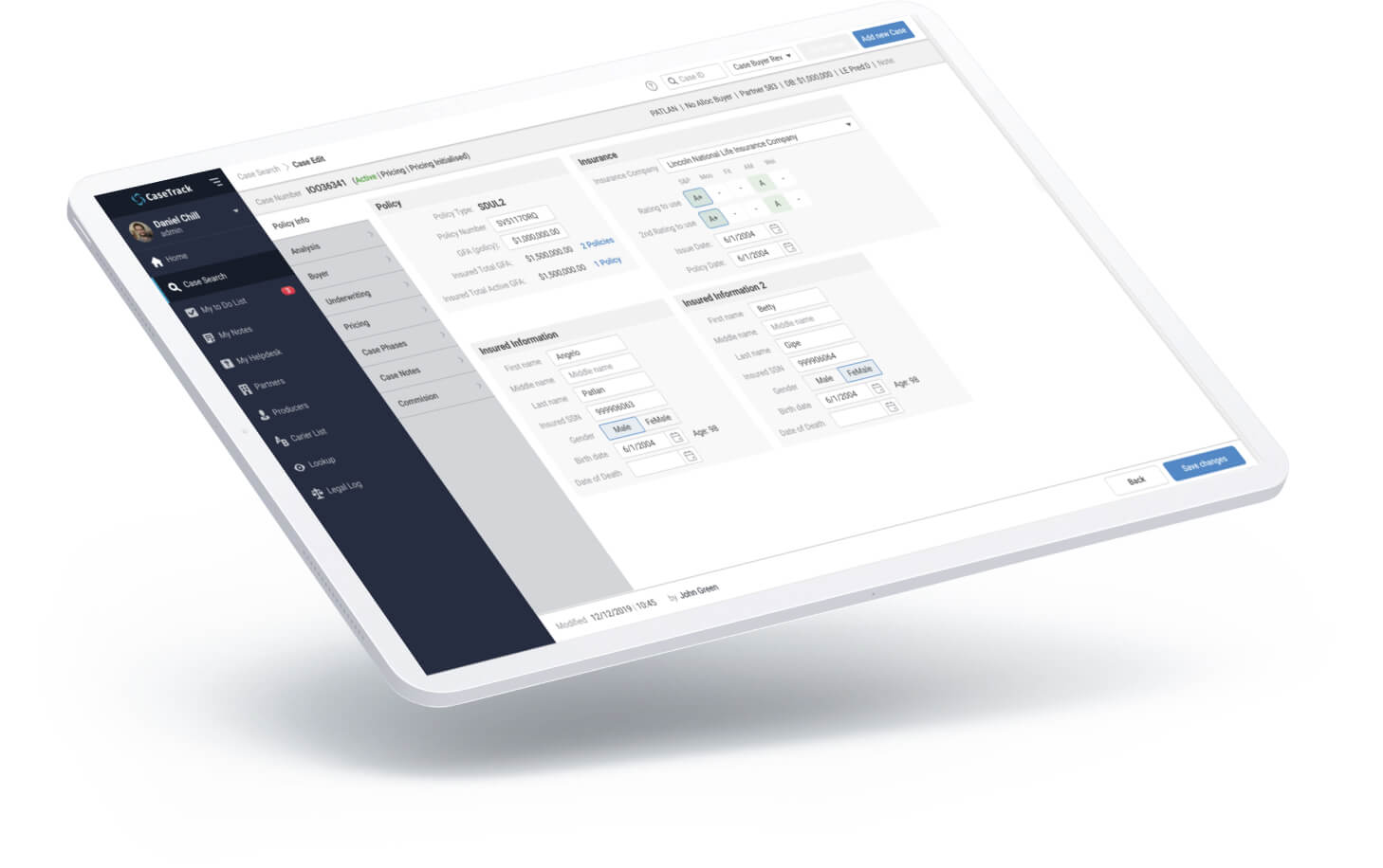 Insurance CRM Software Reengineering